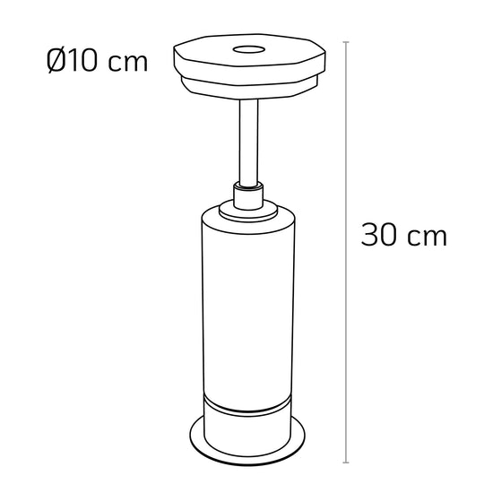 LAMPE SANS FIL CROISETTE